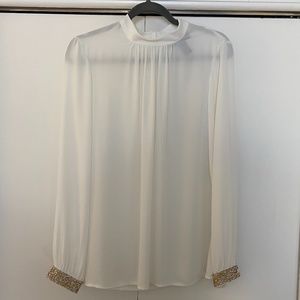 Frank Lyman Mock-neck Blouse